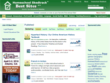 Tablet Screenshot of bestsites.homeschoolskedtrack.com